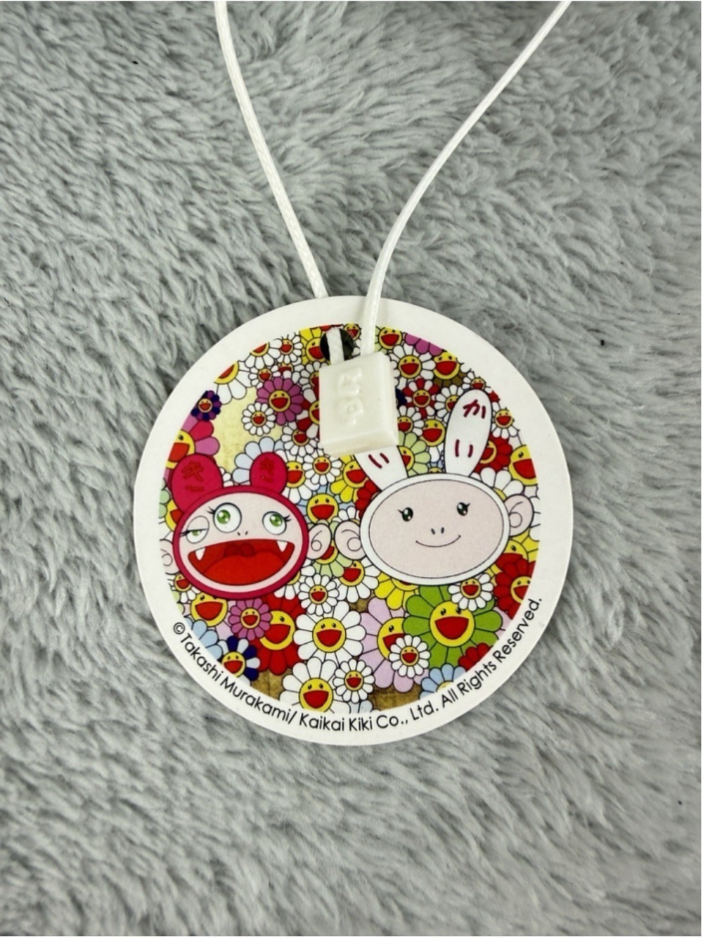 Takashi Murakami Kaikai Kiki Plush Toy Blue Eyes White - Picture 2 of 16